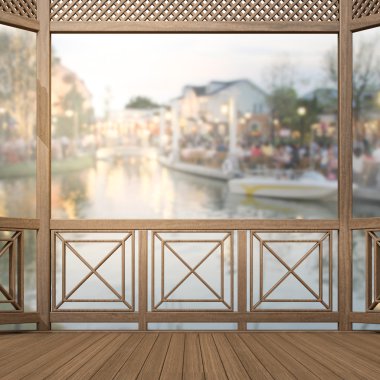 Balkon ve Teras dış arka plan bulanıklık