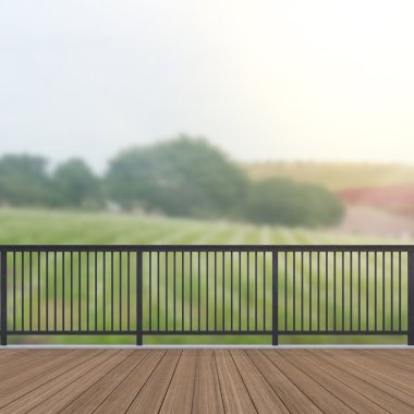 Balkon ve Teras, doğa arka plan bulanıklık