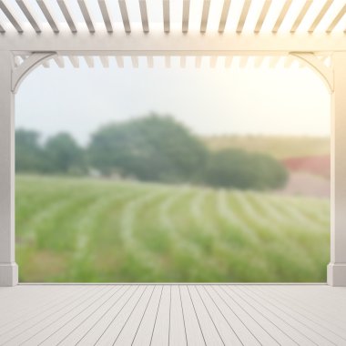 Balkon ve Teras, doğa arka plan bulanıklık