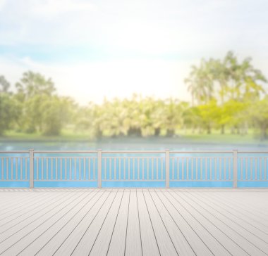 Balkon ve Teras, doğa arka plan bulanıklık