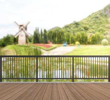 Balkon ve Teras, doğa arka plan bulanıklık