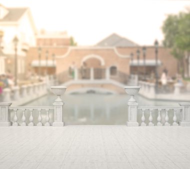 Balkon ve Teras dış arka plan bulanıklık