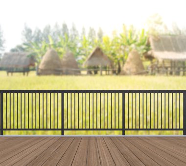 Balkon ve Teras, doğa arka plan bulanıklık