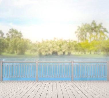 Balkon ve Teras, doğa arka plan bulanıklık