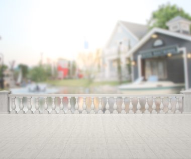 Balkon ve Teras dış arka plan bulanıklık