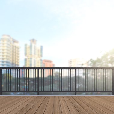 Balkon ve Teras dış arka plan bulanıklık