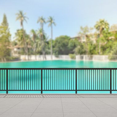 Balkon ve Teras, doğa arka plan bulanıklık