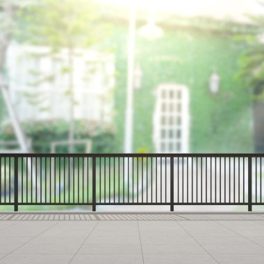 Balkon ve Teras dış arka plan bulanıklık