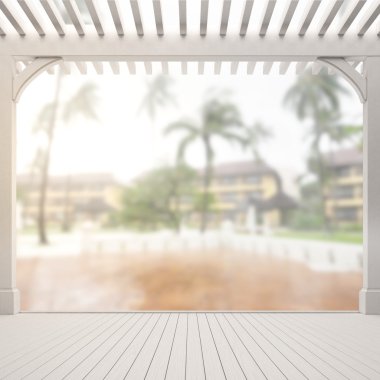 Balkon ve Teras dış arka plan bulanıklık