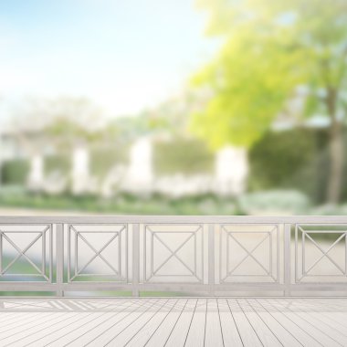 Balkon ve Teras dış arka plan bulanıklık