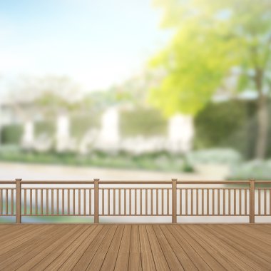 Balkon ve Teras dış arka plan bulanıklık