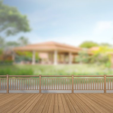 Balkon ve Teras dış arka plan bulanıklık