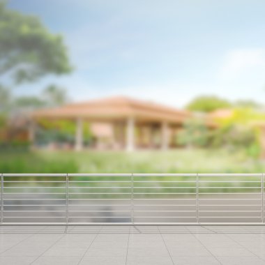 Balkon ve Teras dış arka plan bulanıklık