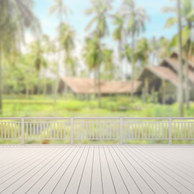 Balkon ve Teras dış arka plan bulanıklık