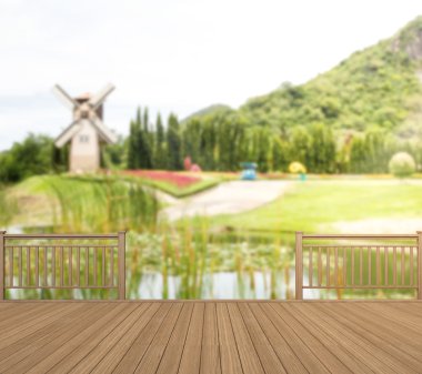 Balkon ve Teras, doğa arka plan bulanıklık