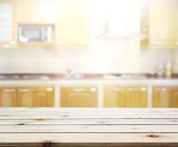 Table Top And Blur Interior of Background — Stock Photo, Image