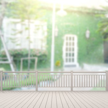 Balkon ve Teras dış arka plan bulanıklık