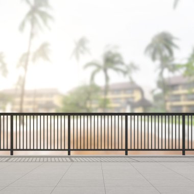 Balkon ve Teras dış arka plan bulanıklık