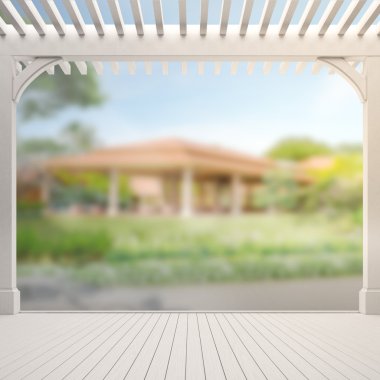 Balkon ve Teras dış arka plan bulanıklık