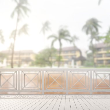 Balkon ve Teras dış arka plan bulanıklık