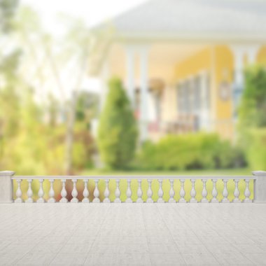 Balkon ve Teras dış arka plan bulanıklık