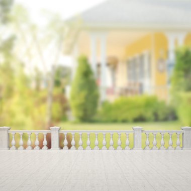 Balkon ve Teras dış arka plan bulanıklık