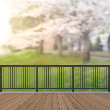 Balkon ve Teras, doğa arka plan bulanıklık