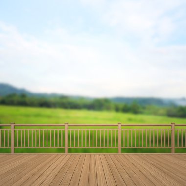 Balkon ve Teras, doğa arka plan bulanıklık