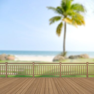 Balkon ve Teras, doğa arka plan bulanıklık