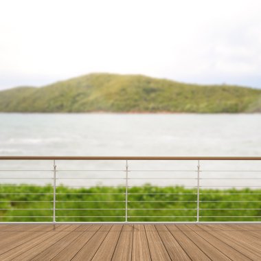 Balkon ve Teras, doğa arka plan bulanıklık