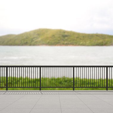 Balkon ve Teras, doğa arka plan bulanıklık