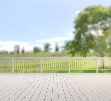 Balkon ve Teras, doğa arka plan bulanıklık