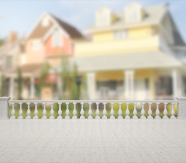 Balkon ve Teras dış arka plan bulanıklık