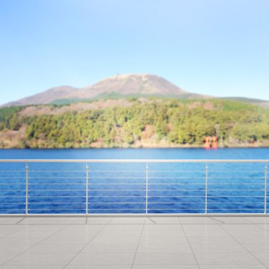 Balkon ve Teras, doğa arka plan bulanıklık