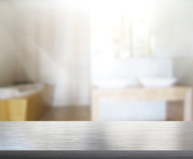 Masa üstü ve arka plan bulanıklık banyo