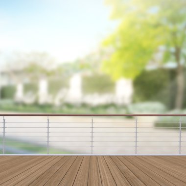 Balkon ve Teras dış arka plan bulanıklık