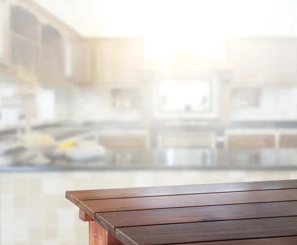 Table Top And Blur Interior of Background — Stock Photo, Image