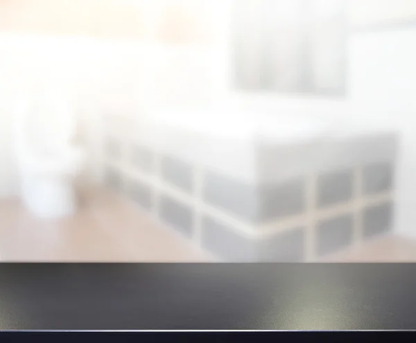 Table Top And Blur Interior of Background — Stock Photo, Image