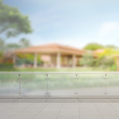 Balkon ve Teras dış arka plan bulanıklık