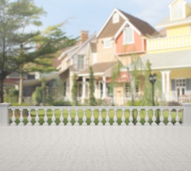 Balkon ve Teras dış arka plan bulanıklık