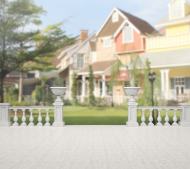 Balkon ve Teras dış arka plan bulanıklık