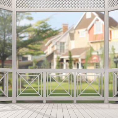 Balkon ve Teras dış arka plan bulanıklık