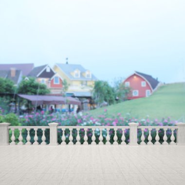 Balkon ve Teras dış arka plan bulanıklık