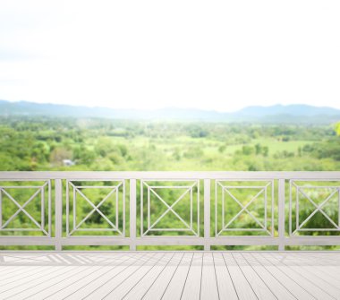 Balkon ve Teras, doğa arka plan bulanıklık