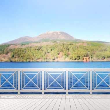 Balkon ve Teras, doğa arka plan bulanıklık