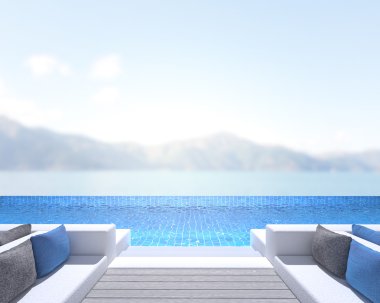 Balkon ve Teras, doğa arka plan bulanıklık