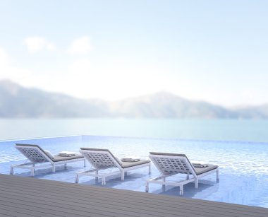 Balkon ve Teras, doğa arka plan bulanıklık