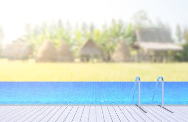 Balkon ve Teras, doğa arka plan bulanıklık