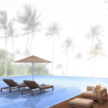 Balkon ve Teras, doğa arka plan bulanıklık