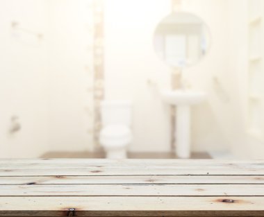 Masa üstü ve arka plan bulanıklık banyo